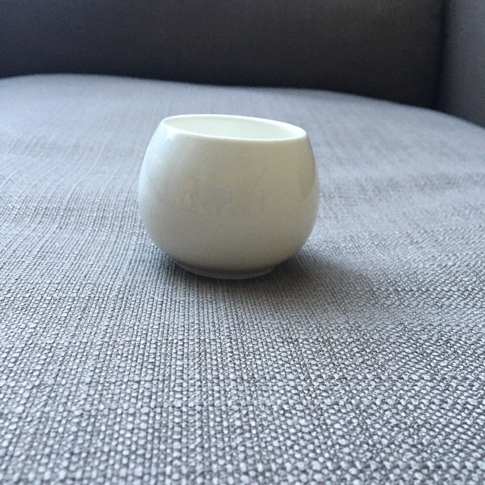Succulent Pot, Small Flower Pot for succulents or a small cactus, white
